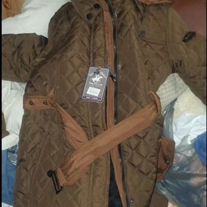 Beverly Hills Polo Club Brown Quilted Jacket